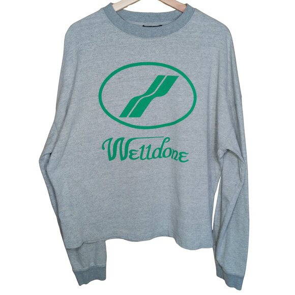 We11done Crew Neck Long Sleeve One Size Oversize Unisex - Picture 1 of 9